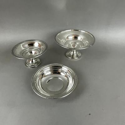 K619 Set Of Three Sterling Silver Bowls