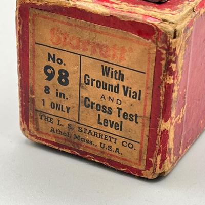 LOT 43: Vintage Starrett Level No. 98