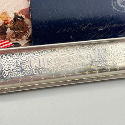 LOT 45: 40% Silver Eisenhower Dollar Proof + Vintage Trinkets and Boxes