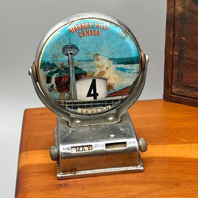 LOT 45: 40% Silver Eisenhower Dollar Proof + Vintage Trinkets and Boxes