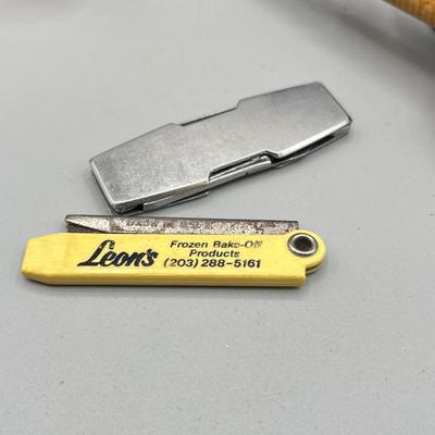 LOT 45: 40% Silver Eisenhower Dollar Proof + Vintage Trinkets and Boxes