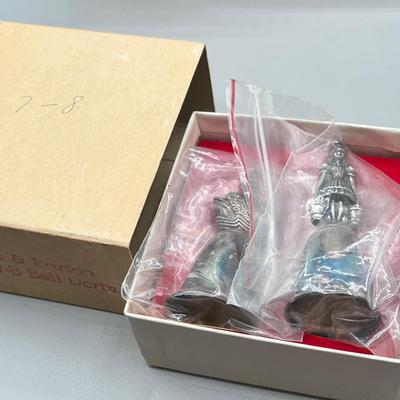 LOT 47: Complete set Vintage Reed & Barton Silver Plate 12 Days of Christmas Bells