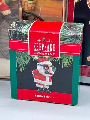 LOT 48: Hallmark Christmas Santa Claus Ornaments