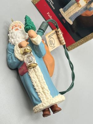LOT 48: Hallmark Christmas Santa Claus Ornaments