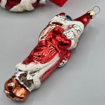 LOT 53: Vintage Holiday Decorations- featuring a Wallace Silversmiths annual silver-plated sleigh bell ornament