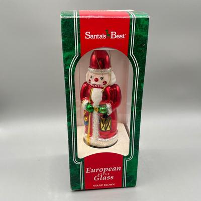 LOT 53: Vintage Holiday Decorations- featuring a Wallace Silversmiths annual silver-plated sleigh bell ornament