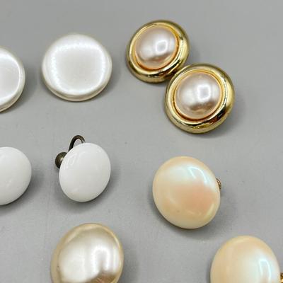 LOT 65: Pretty Screwback and Clip On Earring Collection