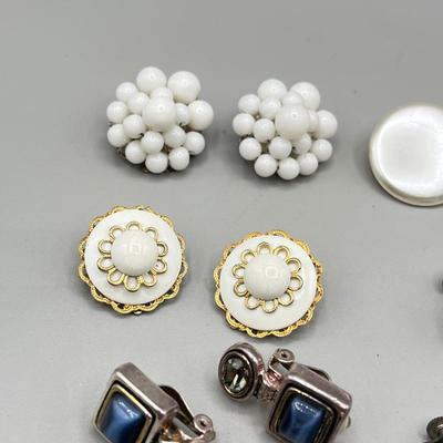 LOT 65: Pretty Screwback and Clip On Earring Collection