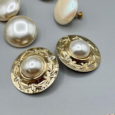 LOT 65: Pretty Screwback and Clip On Earring Collection