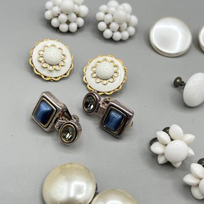 LOT 65: Pretty Screwback and Clip On Earring Collection