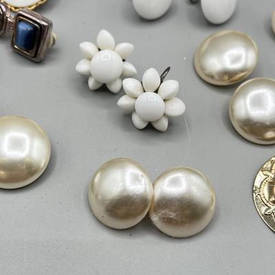 LOT 65: Pretty Screwback and Clip On Earring Collection