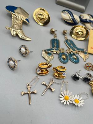 LOT 71: Jewelry Collection With Some County-Western Themed Pieces