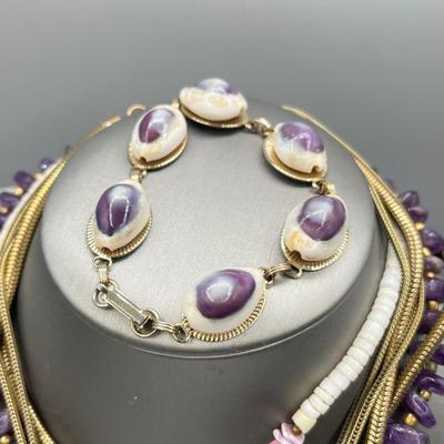 LOT 77: Vintage Necklaces and Earrings