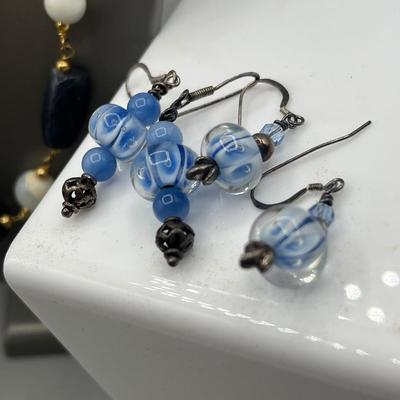 LOT 79: Blue Gemstone Themed Jewelry Collection