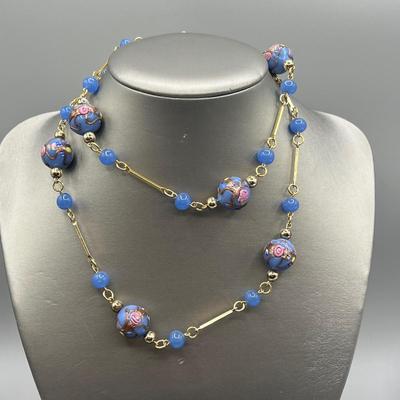 LOT 79: Blue Gemstone Themed Jewelry Collection