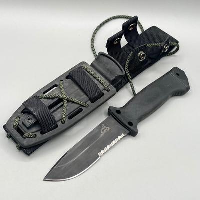 LOT 82: Knife Collection - Gerber Infantry Fixed Blade Knife and More