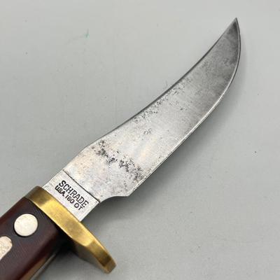 LOT 86: Wooden Handle Fixed Blade Knife Collection