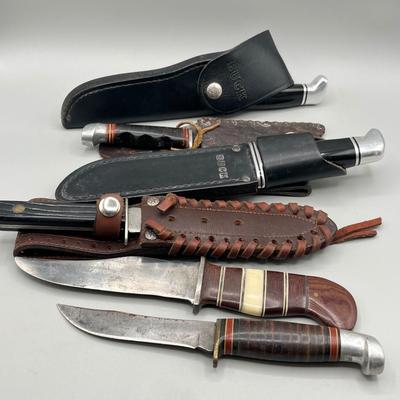 LOT 88: Vintage Fixed Blade Knife Collection - Buck and More