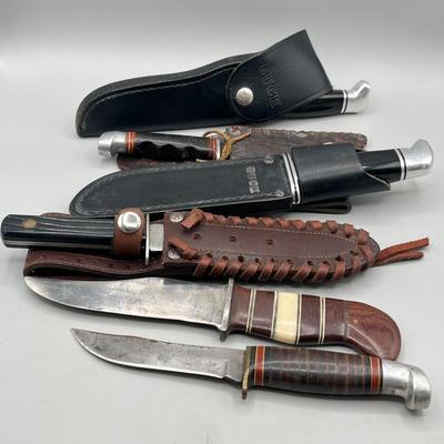 LOT 88: Vintage Fixed Blade Knife Collection - Buck and More