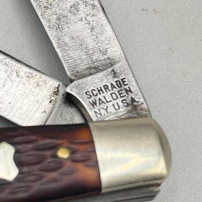 LOT 89: Vintage Pocket Knife Collection - Schrade Walden, Imperial, Colonial and More