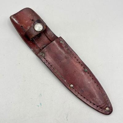 LOT 92: Vintage Carved Wood Handle Fixed Blade Knives - Rostfrei, Shrade and More