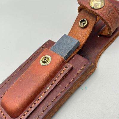 LOT 92: Vintage Carved Wood Handle Fixed Blade Knives - Rostfrei, Shrade and More