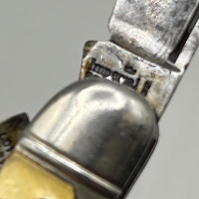 LOT 91: Vintage Blue Diamond Straight Razor and Pocket Knife Collection