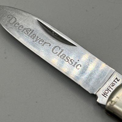 LOT 91: Vintage Blue Diamond Straight Razor and Pocket Knife Collection