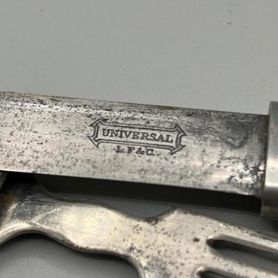 LOT 92: Vintage Stainless Steel Camping/Hunting Utensils