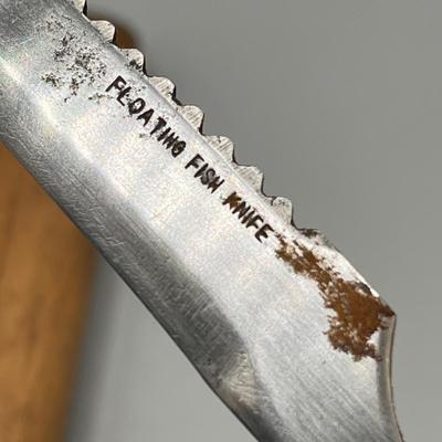 LOT 92: Vintage Stainless Steel Camping/Hunting Utensils