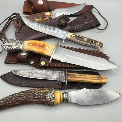 LOT 93: Fixed Blade Knife Collection - Schrade and More