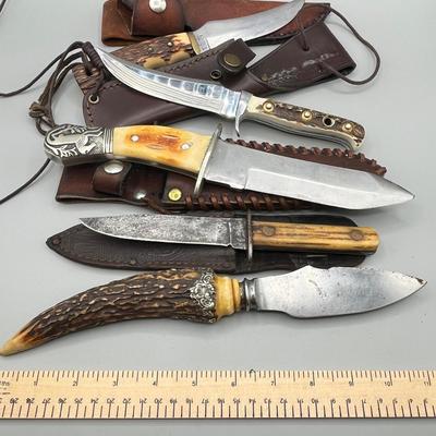 LOT 93: Fixed Blade Knife Collection - Schrade and More