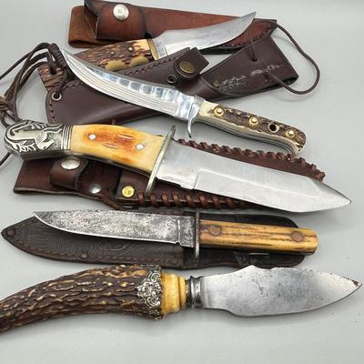 LOT 93: Fixed Blade Knife Collection - Schrade and More