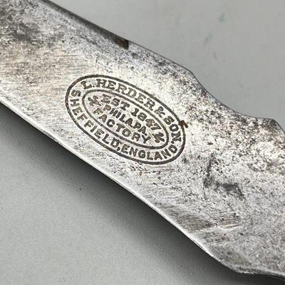LOT 96: Vintage Fixed Blade Knives - Beta, L. Herder & Son and More