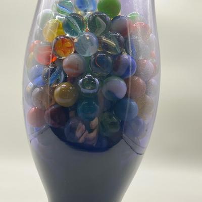 LOT 99: Vintage Marble Collection in Limited Edition Princess Diana Purple Glass Vase