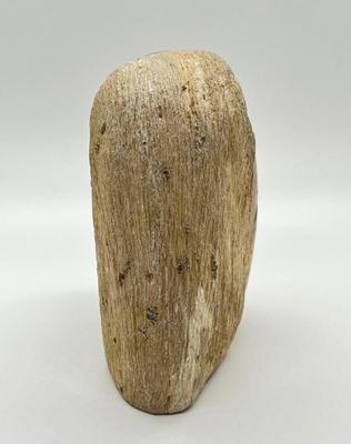 LOT 162: Indigenous Canadian Artist Cleveland Sandy Signed Carved Stone Sculpture