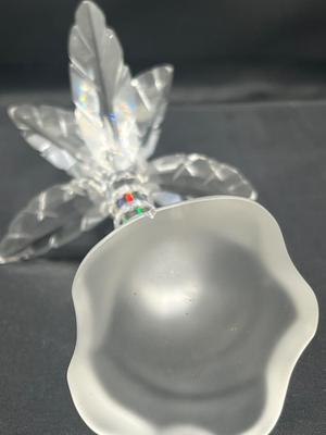 LOT 180: Swarovski Crystal Palm Tree Figurine with Frosted Base