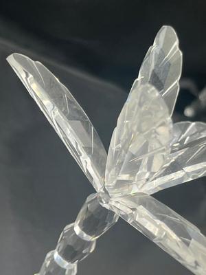 LOT 180: Swarovski Crystal Palm Tree Figurine with Frosted Base