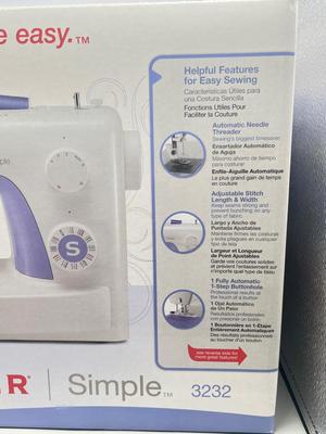 LOT 190: New In Box Never Used Singer Sewing Machine