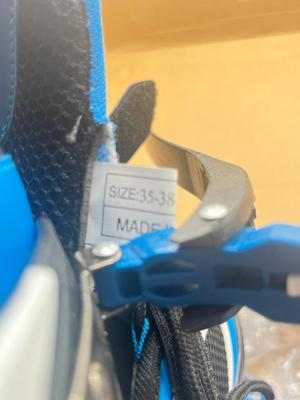 LOT 191: New In Box Kid's Adjustable Size Nattork Rollerskates - Fit Sizes 35-38 (USA Sizes 3.5-6)