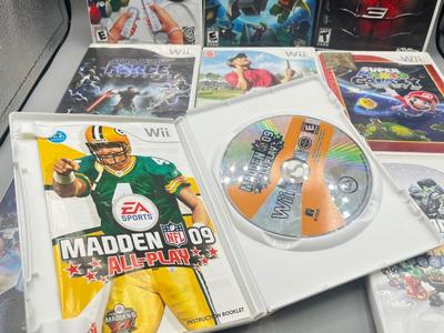 LOT 192: Wii Games - Batman, Spiderman, Madden '09, Beatles Rockband, Call of Duty and More