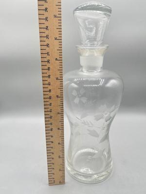 LOT 199: Decanter Collection Including Amazing Antique English/Irish Cut Glass Decanter Circa 1800's