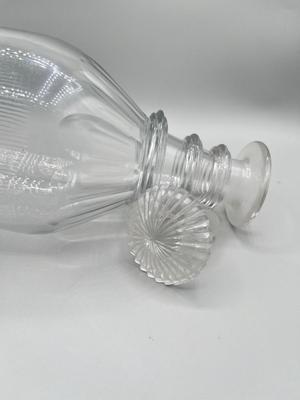 LOT 199: Decanter Collection Including Amazing Antique English/Irish Cut Glass Decanter Circa 1800's