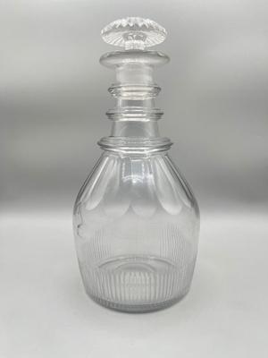 LOT 199: Decanter Collection Including Amazing Antique English/Irish Cut Glass Decanter Circa 1800's