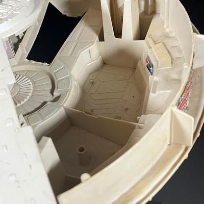 LOT 226: Vintage Star Wars Toys - Millenium Falcon, Tie Fighter and More - For Parts / Repair