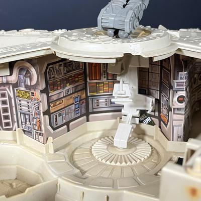 LOT 226: Vintage Star Wars Toys - Millenium Falcon, Tie Fighter and More - For Parts / Repair