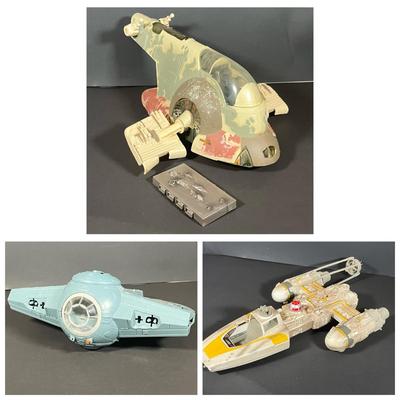 LOT 227: 1990s Star Wars Ships for Parts / Repair