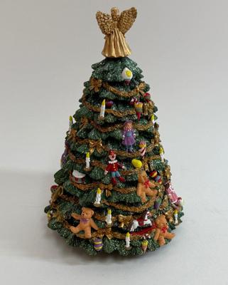 Sale Photo Thumbnail #375: Very good physical condition, but music box doesn't play. Approx. 8.5" tall.