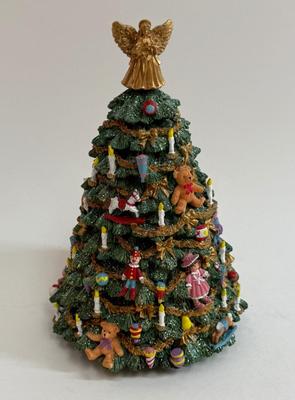 Sale Photo Thumbnail #377: Very good physical condition, but music box doesn't play. Approx. 8.5" tall.