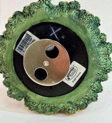 Sale Photo Thumbnail #372: Very good physical condition, but music box doesn't play. Approx. 8.5" tall.